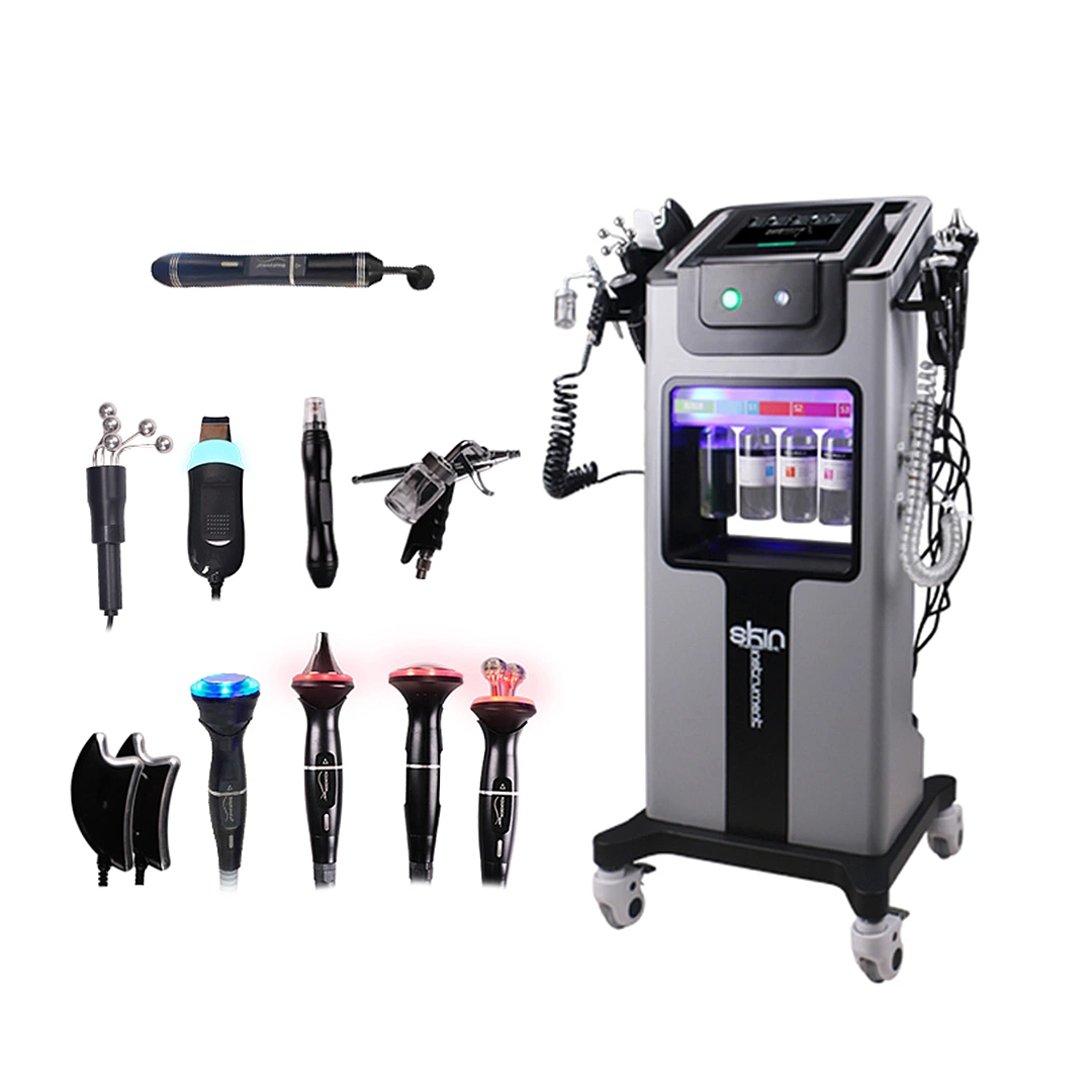 2022 Hot Sale estética profissional 9 em 1 Beleza multifuncional Máquina cuidados faciais pele Hydra equipamento