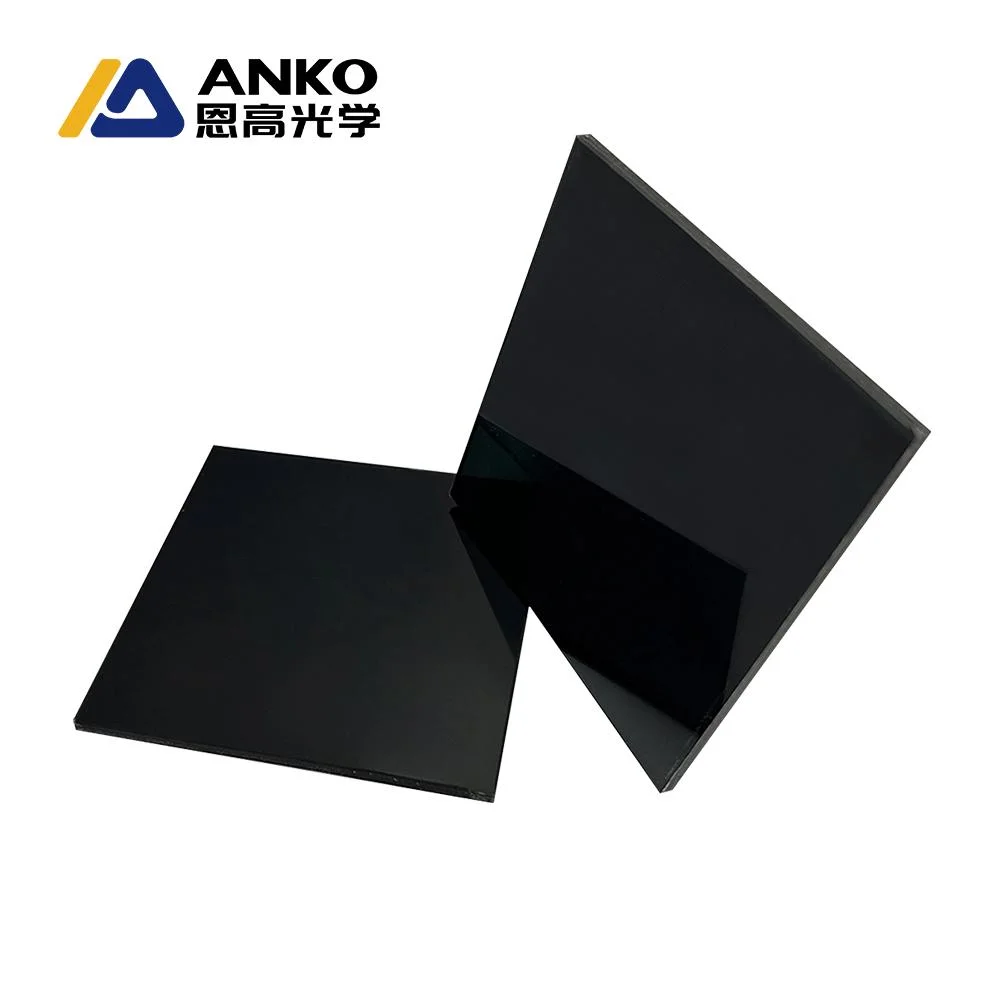 PC Glass Supplier Factory Price Extruded Cast Pure Black PC Plexiglass Plastic Sheets