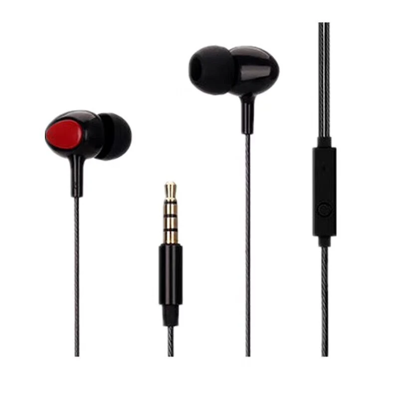 120cm Round Cable with Double Pin 3.5mm Connector and 10mm Nefeb Magnet Driver in Ear MP3 Earphone