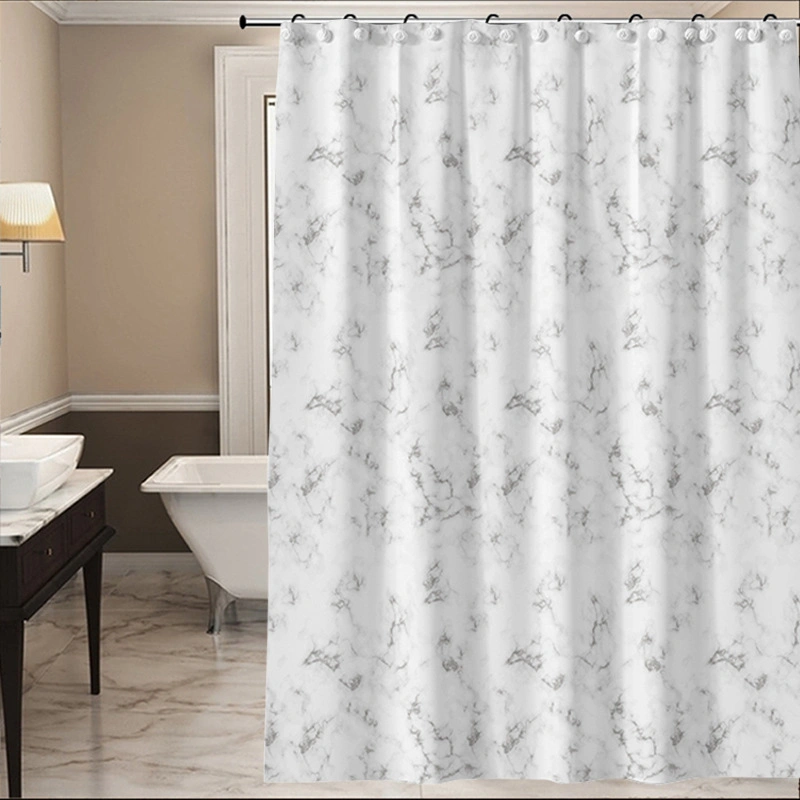 PEVA Printing Customized Waterproof Polyester Shower Curtain