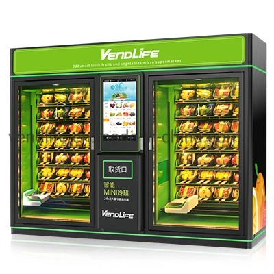 Healthy Conveyor Belt Fresh Salad Fruit Vending Machine Boxed Coffee Vending Machines Ice Vending Machines for Sale