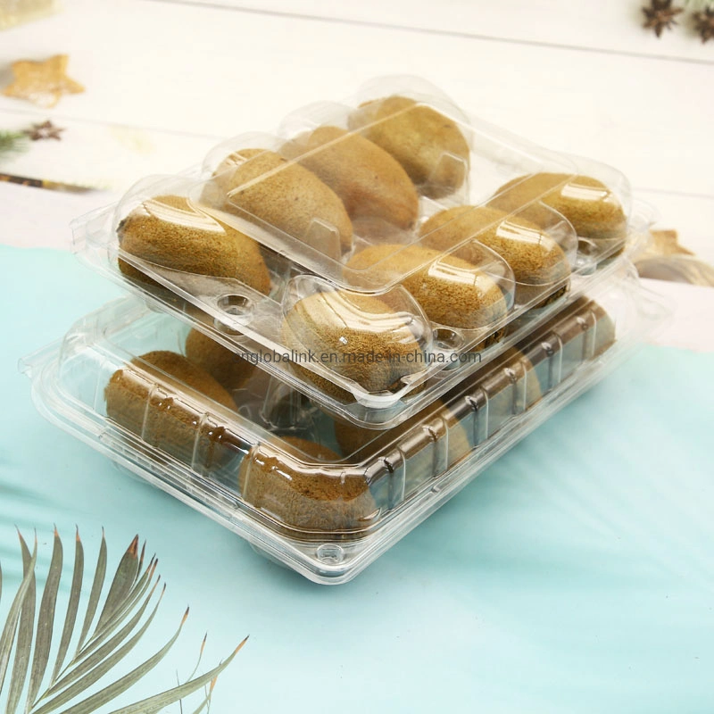 Disposable Clear Pet Fruit Clamshell Packaging for Kiwi