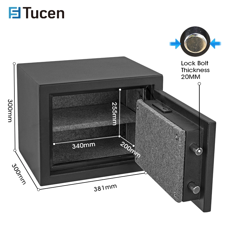 Rápida velocidad de mecanizado CNC de alta precisión electrónica de seguridad Caja de seguridad del hogar digital con certificado CE muy caliente venta productos