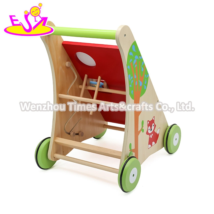 New Design Activity Play Wooden Push Along Walker Toy for Baby W16e148