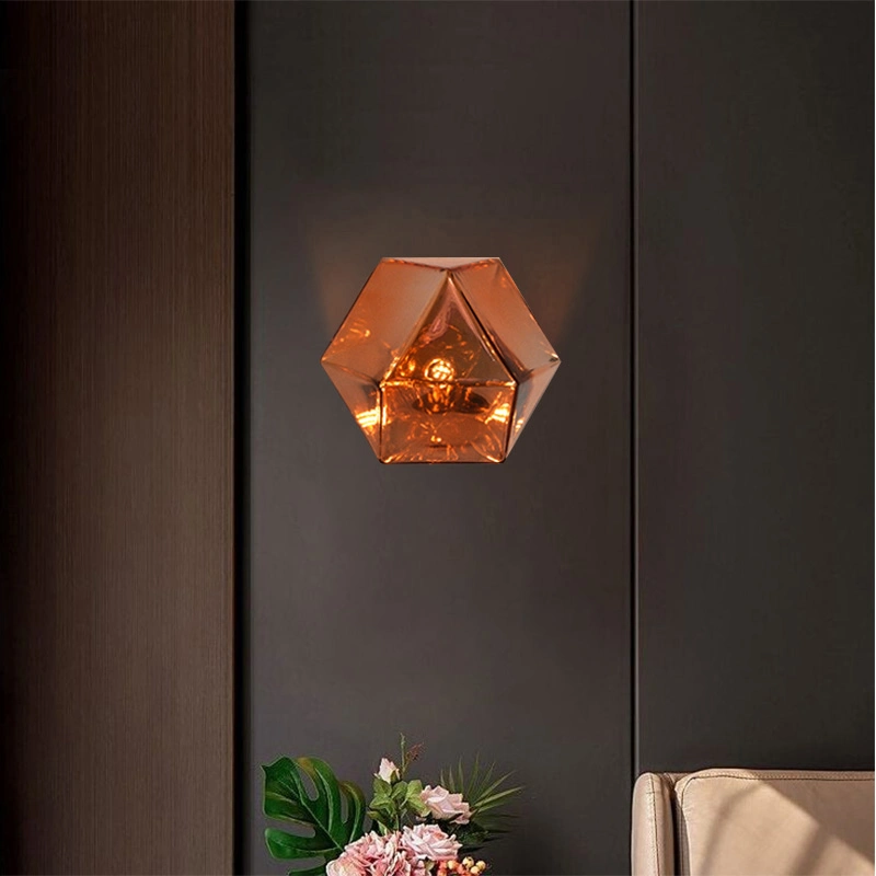 Design intérieur éclairage de chevet LED verre appliques murales lampe pour Chambre avec couloir