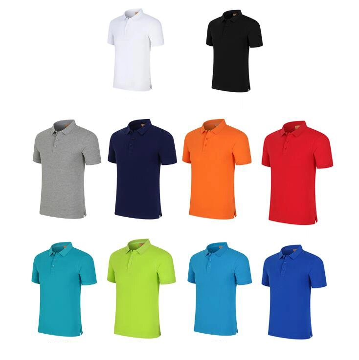 Logotipo personalizado bordado Polo Imprimir Mens la ropa de algodón camisetas polo T-Shirt