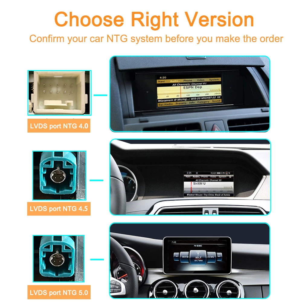 Android Car Auto Stereo Video Player 12.3inch for Benz Gle GLS 2015