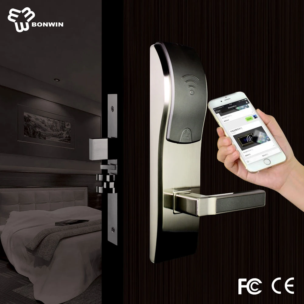 Wireless TCP/IP RFID MIFARE Card Security Electronic Hotel Smart Door Lock