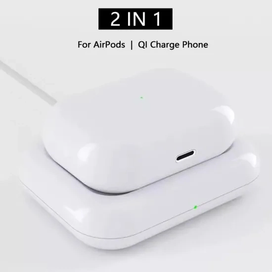 7.5W Qi Chargeur charger Dock station sans fil Pad pour Apple iPhone Airpods Airpods 2 PRO 8plus Xs X