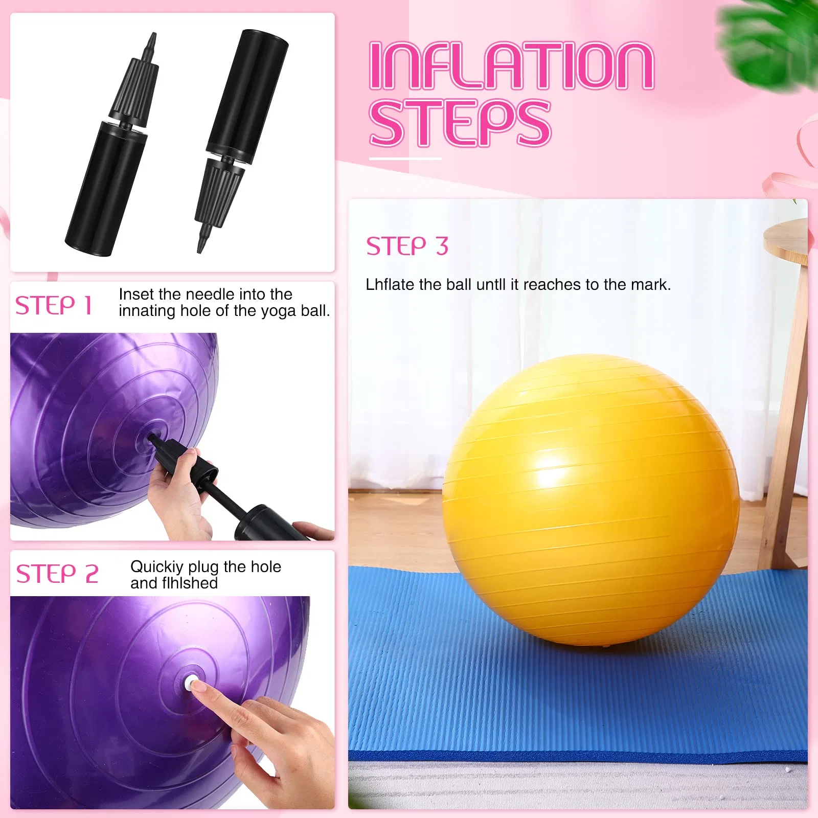 Wholesale/Supplier Price Gym Exercise Fitness Physical Therapy Posture Improves Balance Yoga Ball