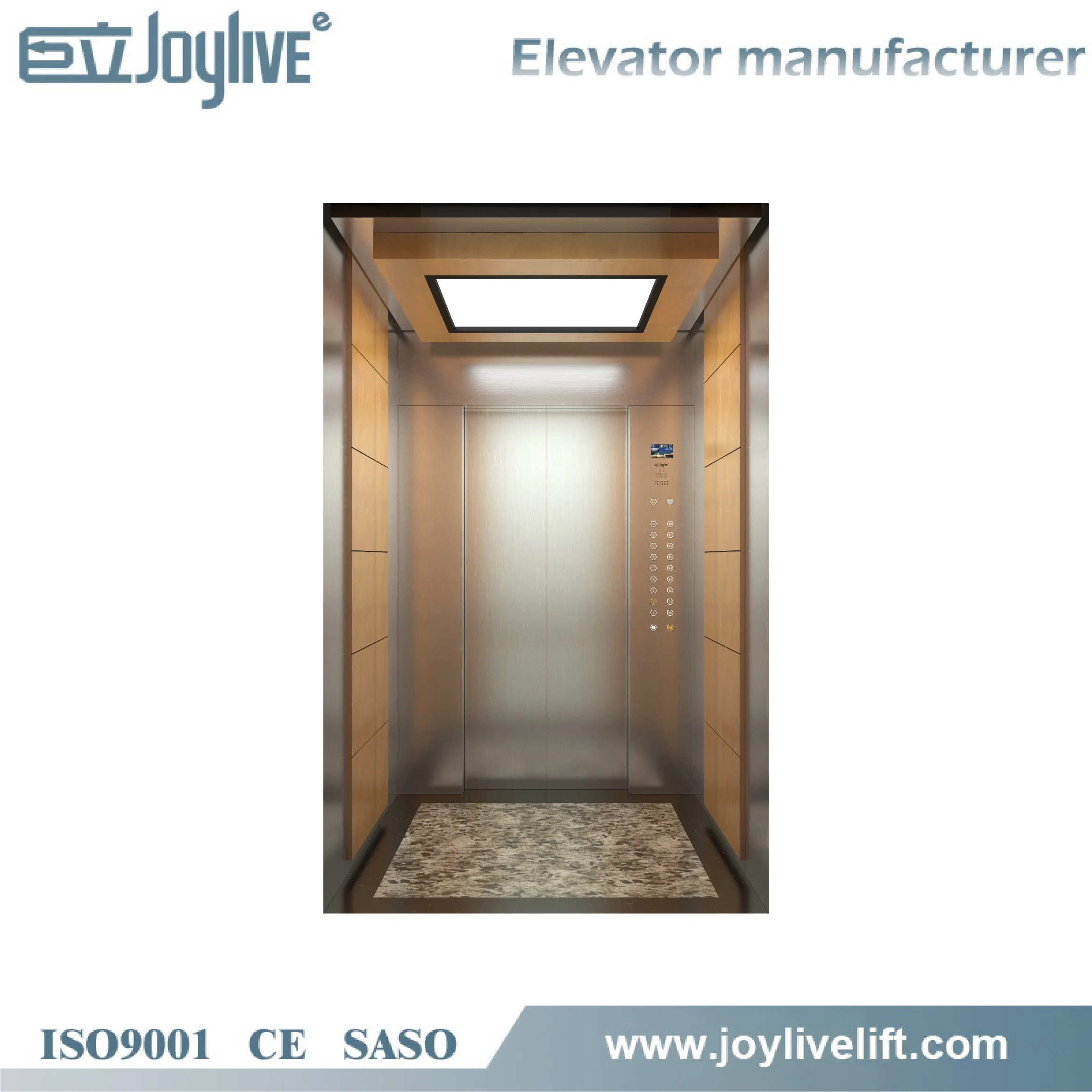 Building 1200kg Residential Elevator Passenger People Elevator Lift for Sale with Cheap Price