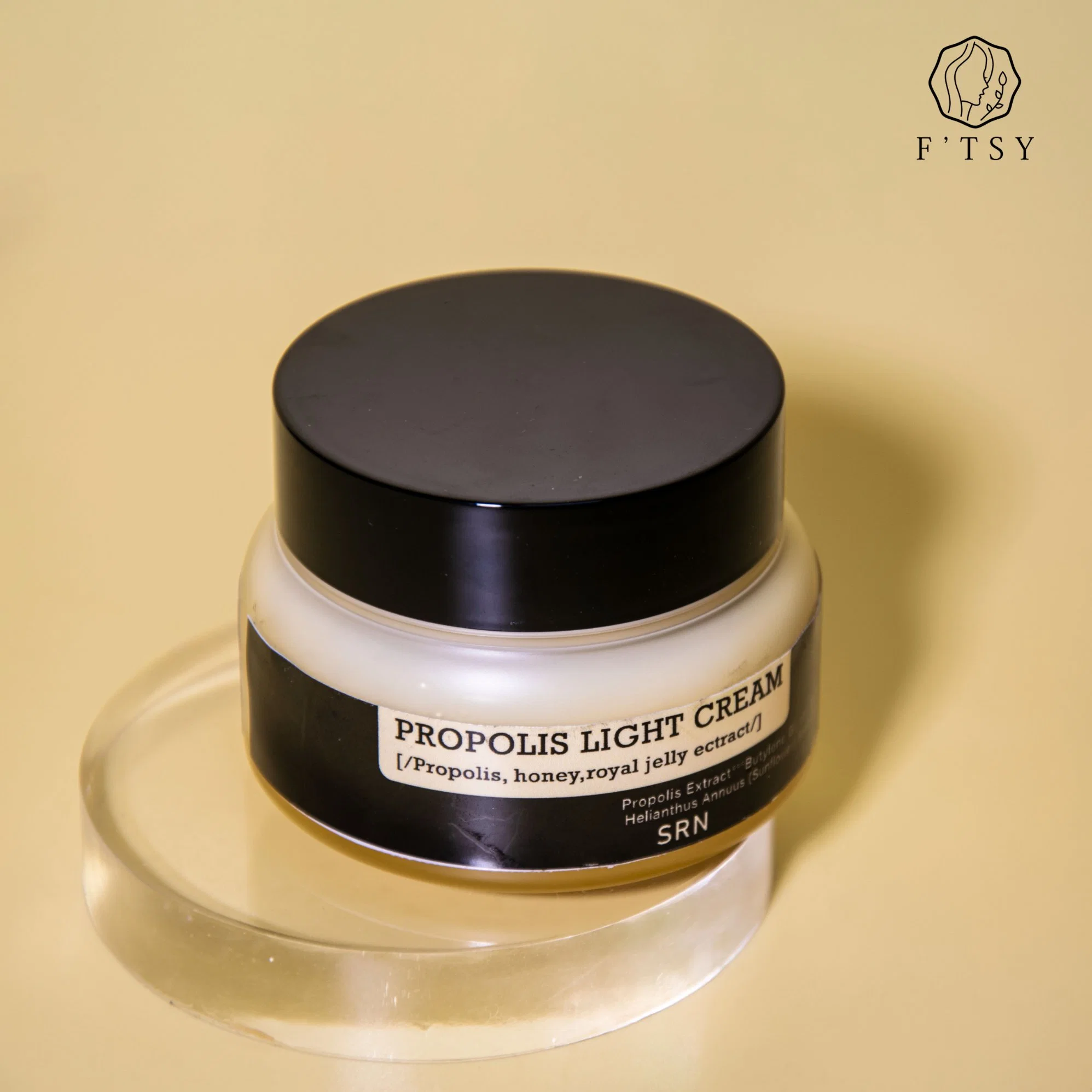 Private Label Natural Nourishing Light Honey Propolis enriqueça creme facial Cuidados da pele com creme facial