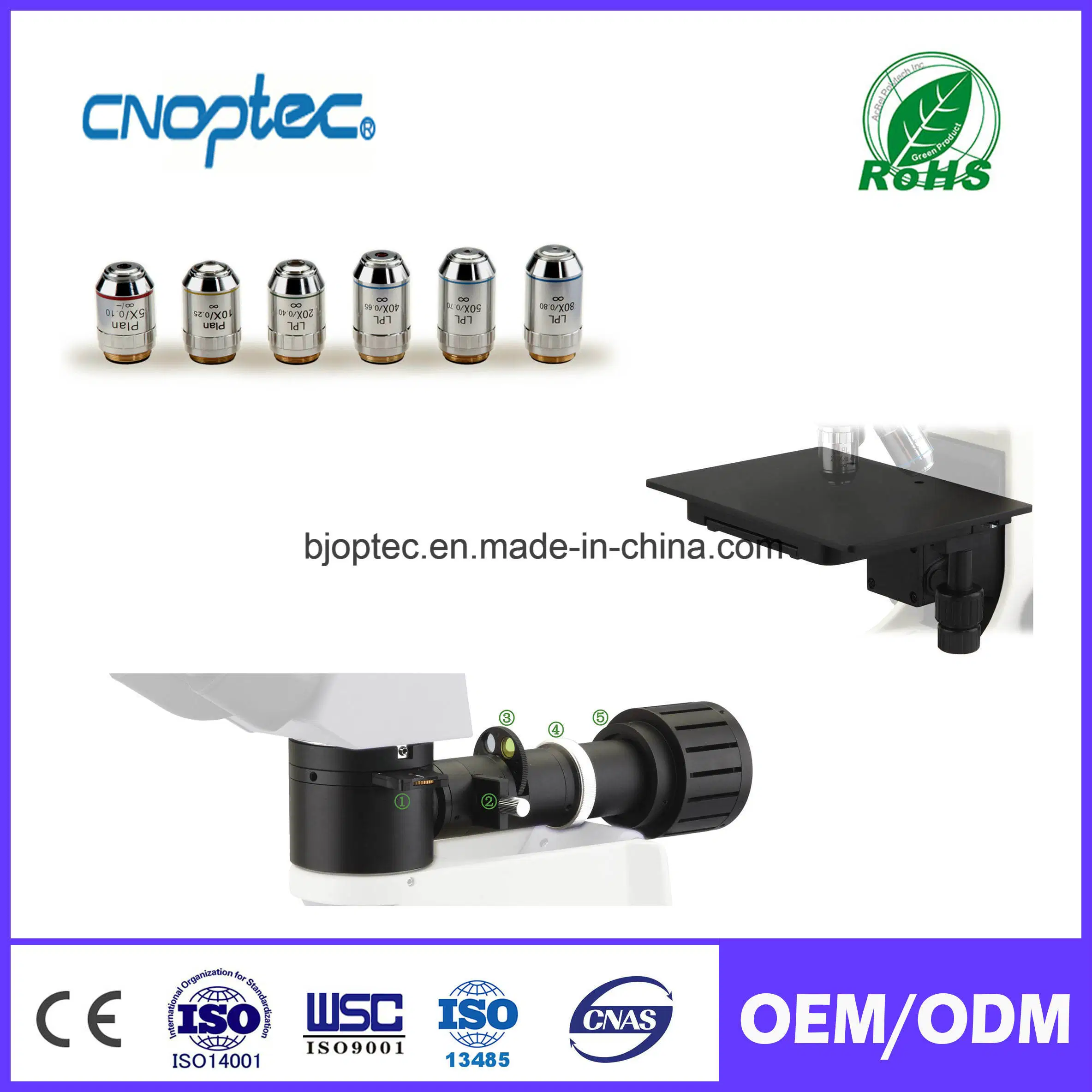 Hot Sale LED Light Optical Metallurgical Microscope for Lab