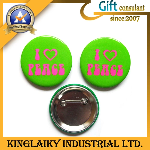 Souvenir Tin Badge with Logo for Promotional Gift (KBG-001)