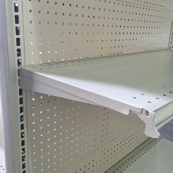 American Style Retail Store Gondola Shelving with MDF Back Panel