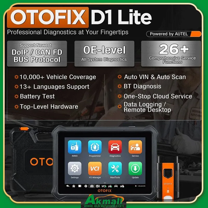 Autel Otofix D1 Lite Scanner OBD2 Herramienta de análisis de diagnóstico de coche