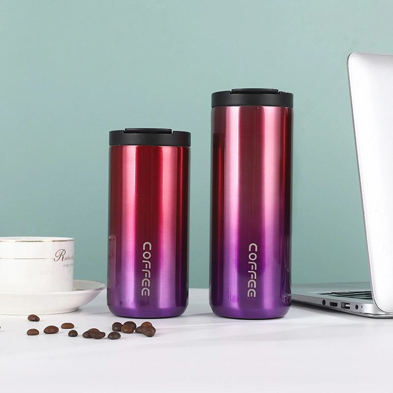 Simple Stainless Steel Insulated Cup Direct Drinking Coffee Mug