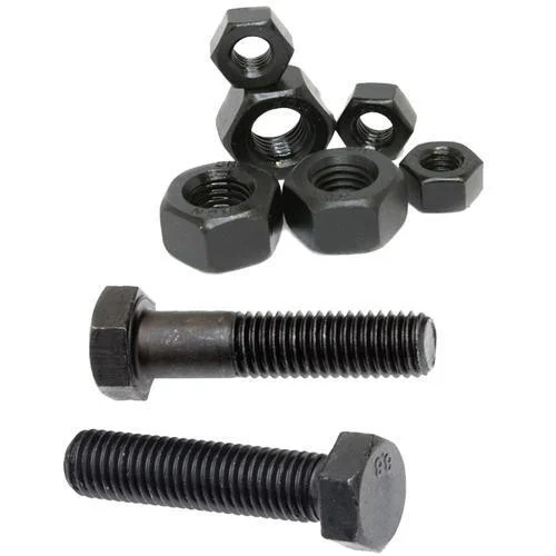 DIN931/DIN933 Carbon Steel Black Phosphating Hexagon Head Screw Hex Bolt