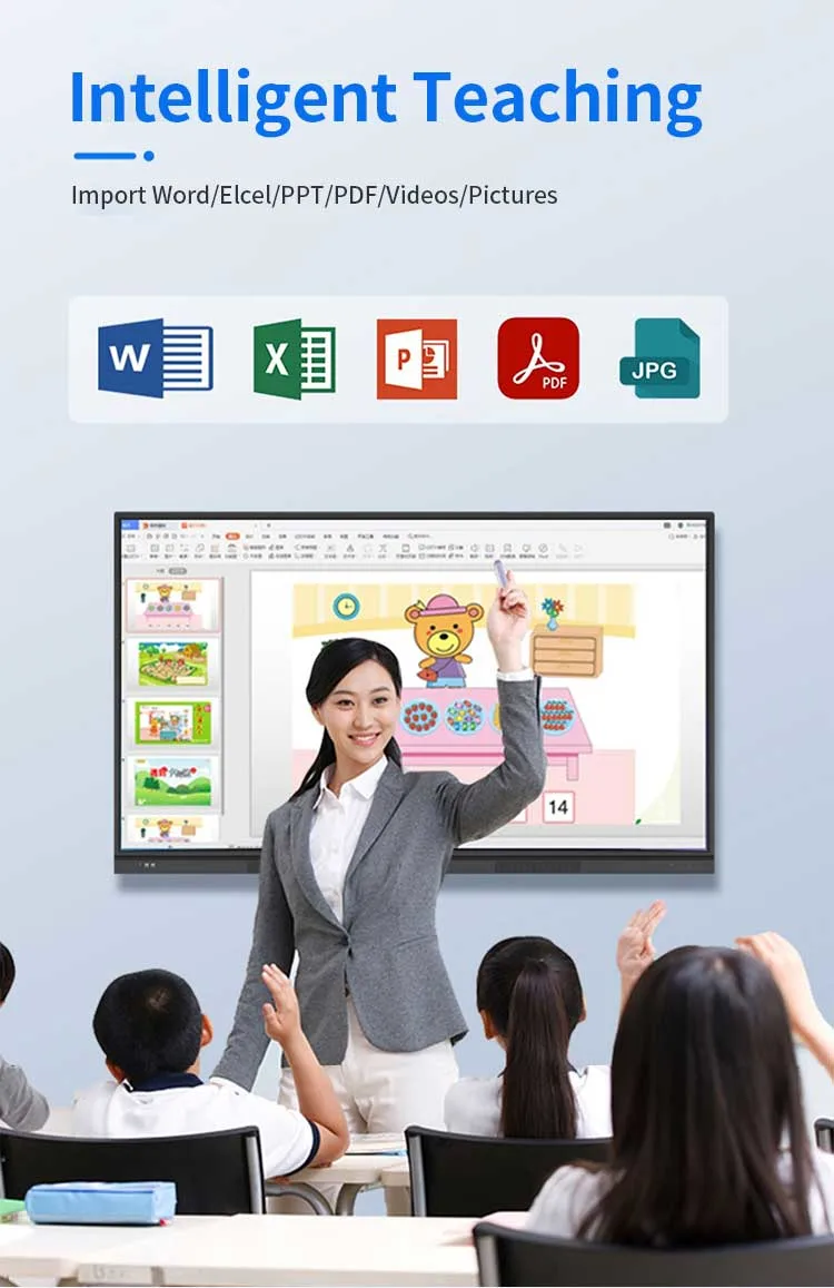 Amaz Direct Price 65 Inch Interactive Flat Panel Smart Whiteboard