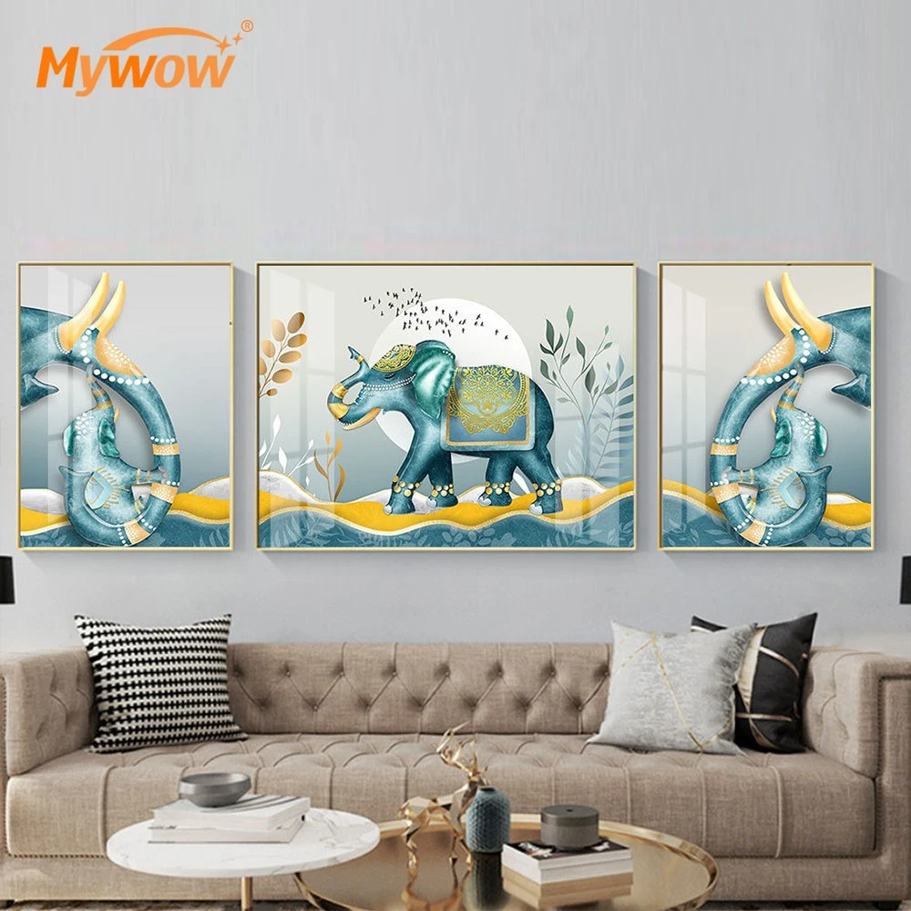 High quality/High cost performance  Contemporary Popular Design Artwork Painting for Living Room Decoration