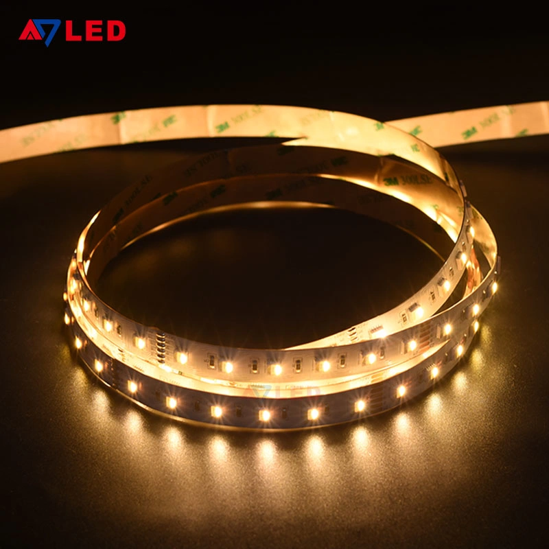 شريط LED قابل للضبط SMD 5050 60LEDs Rainbow RGB+CCT قابل للضبط للقطع المصابيح