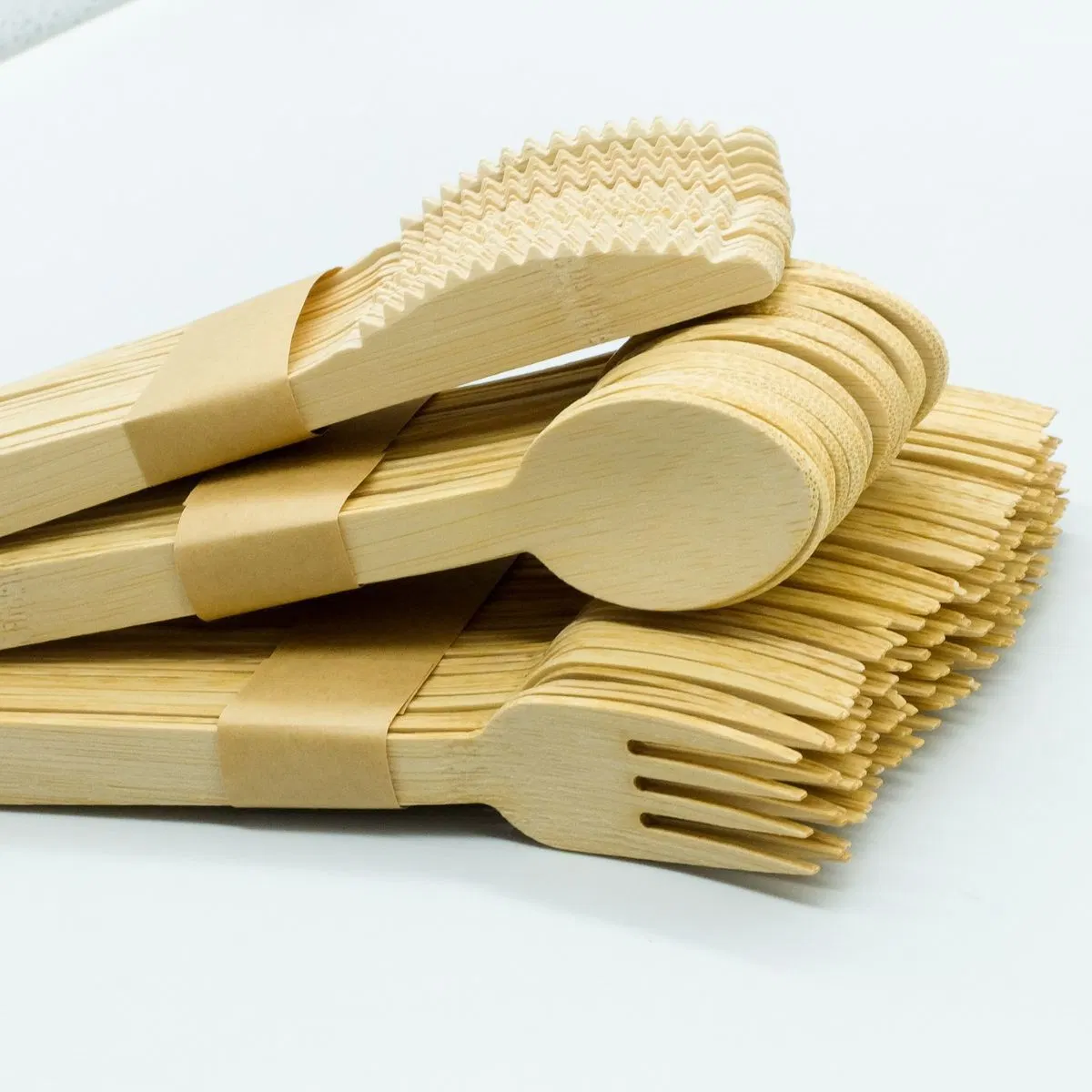 Disposable Biodegradable Wooden Cutlery Set Knife Fork Spoon Teaspoon