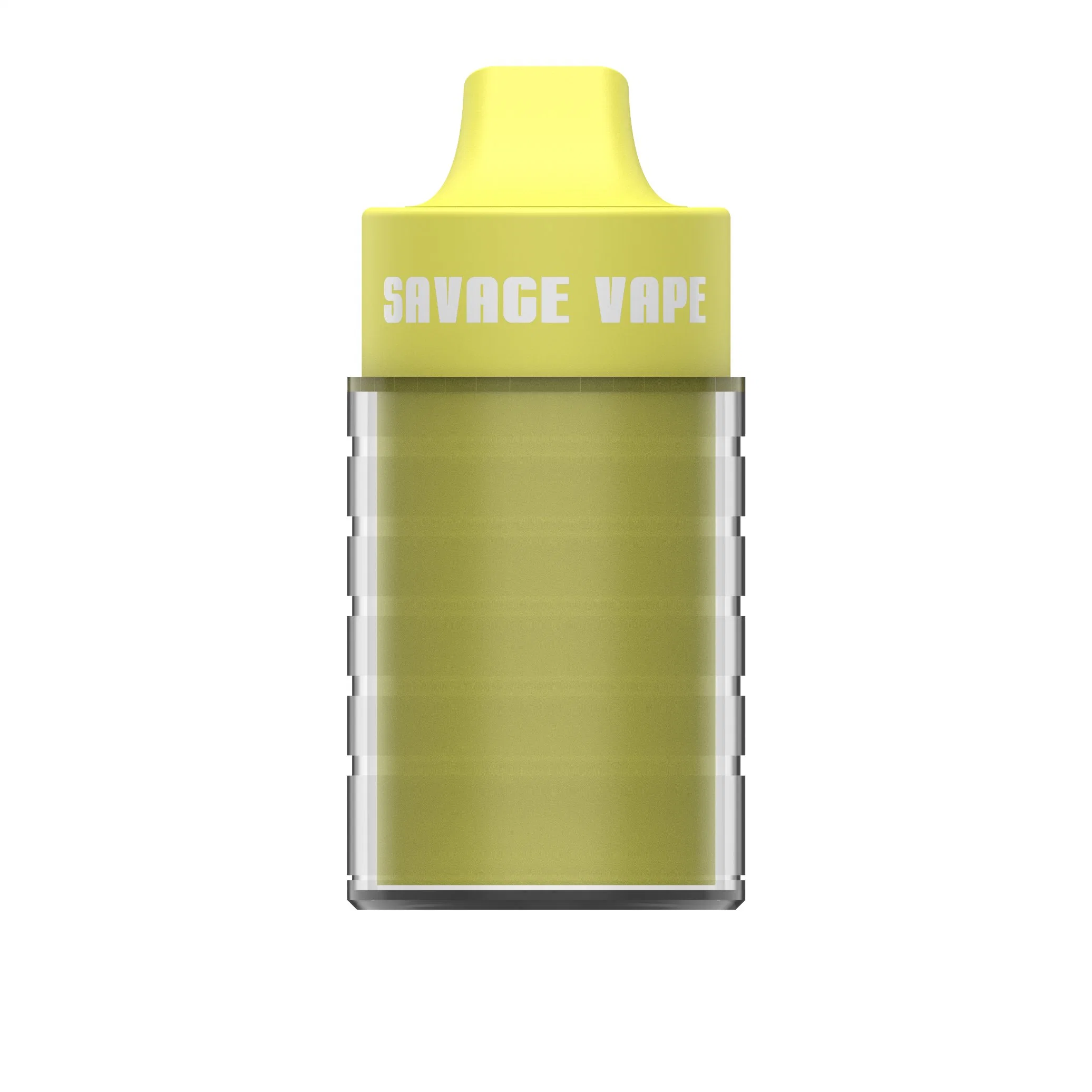 SAVage VAPE Crayon 10000 Puffs Vapes desechables para cigarrillos electrónicos 650mAh Batería recargable 25ml carros precargados Puff 10K 9000 impactos flujo de aire Cristal de control