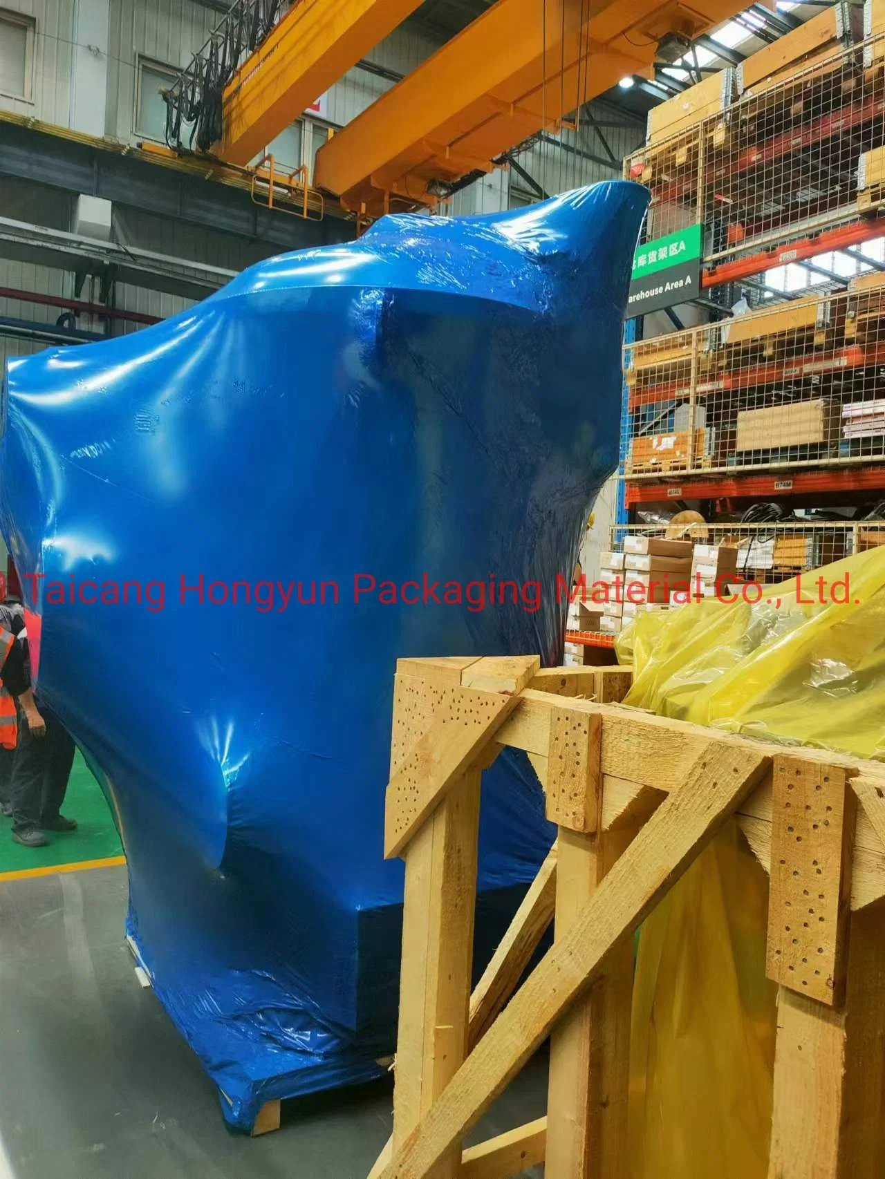 LDPE Kunststoff White Heat Shrink Wrap zum Schutz der Dachkonstruktion Hersteller