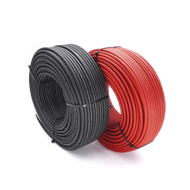 TUV Certification DC Photovoltaic Cable Wire Electric Xlpo Solar Cable