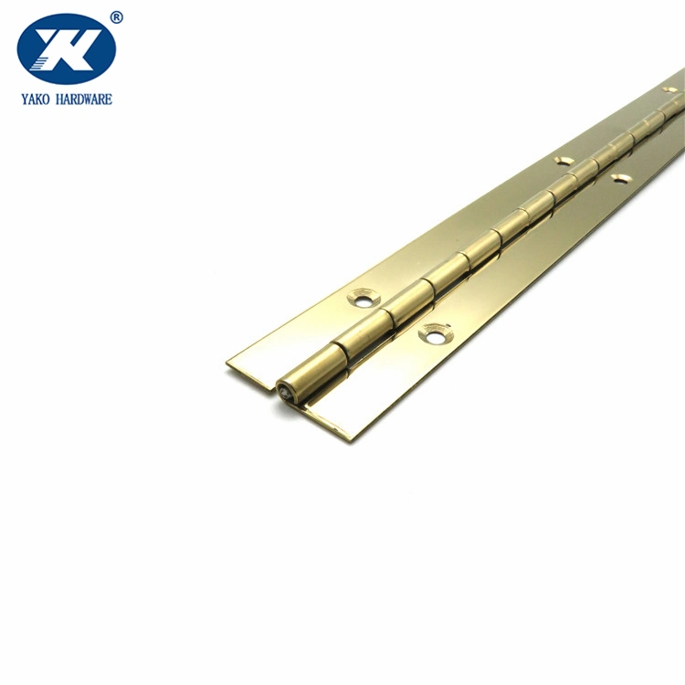 Stainless Steel or Brass or Steel Wooden Door Hinge Continuous Long Cabinet Furniture Piano Hinge