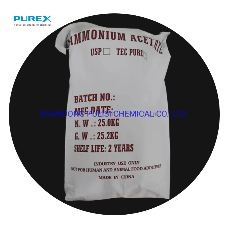 Hot Sale CH3coonh4 Ammonium Acetate CAS 631-61-8