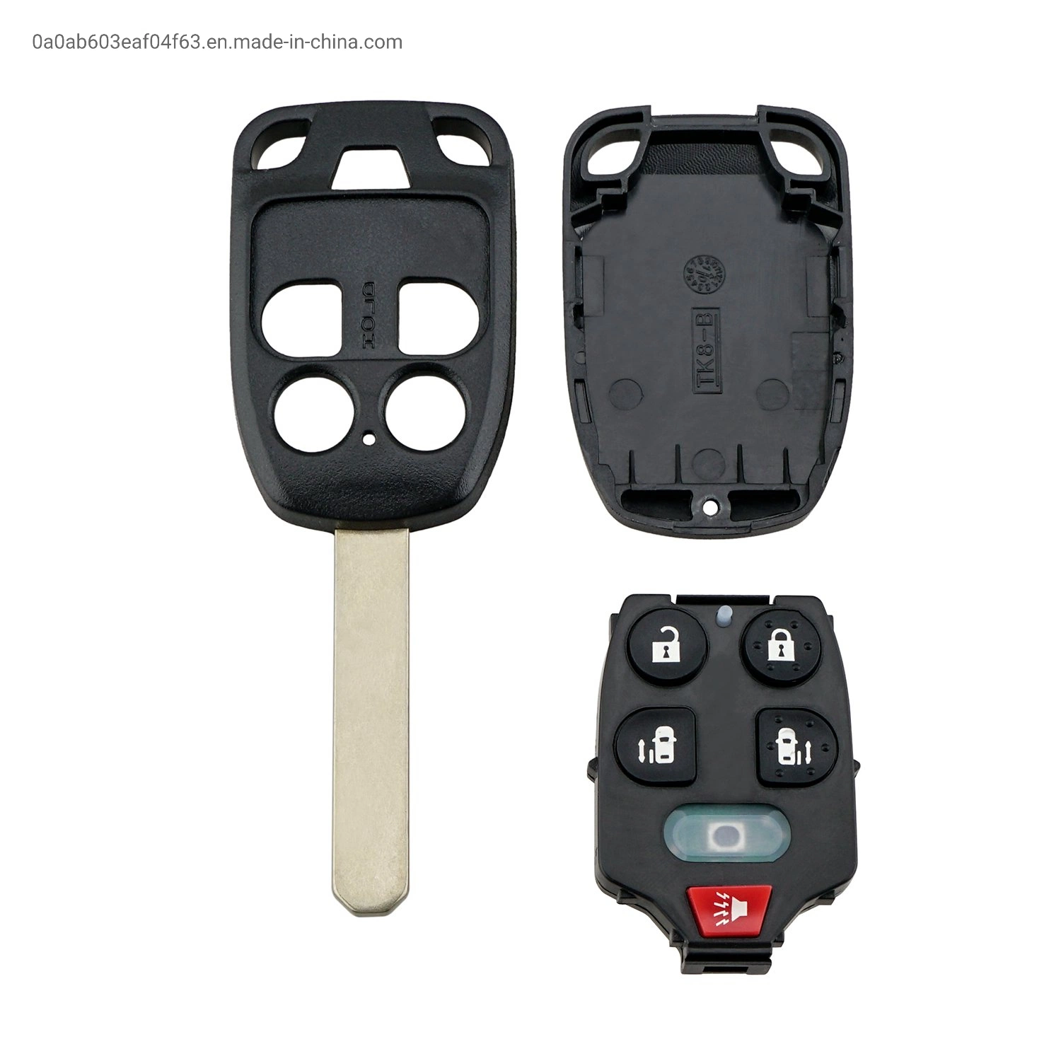 6 أزرار 313.8MHZ نظام الدخول الذكي من دون مفاتيح حافظة المفاتيح Smart Remote Car Key for 2011-2013 Honda Odyssey FCC ID : N5F-A04TAA