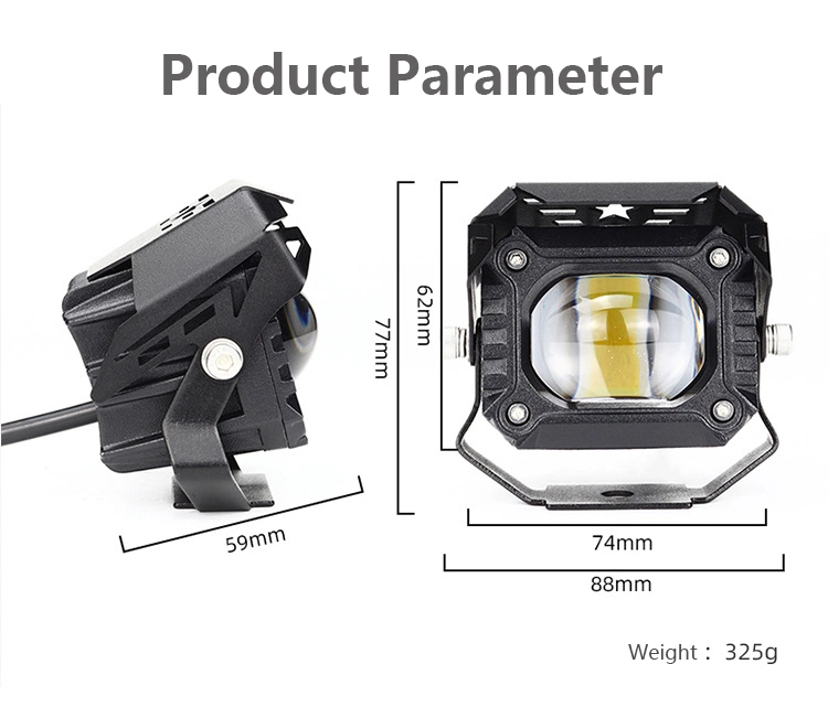 El 5% de descuento LED 20W LED de luces de conducción de la lente de las luces de la Motocicleta auxiliar