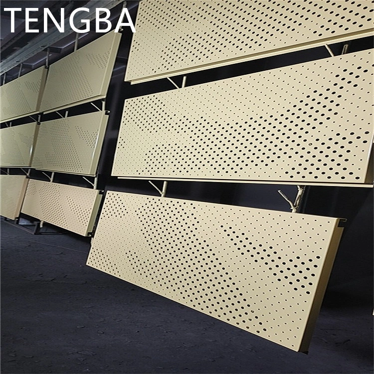 Metal Custom Decorative Perforated Carving Metal Aluminum Panels Ceiling Panels for Office Corridor.