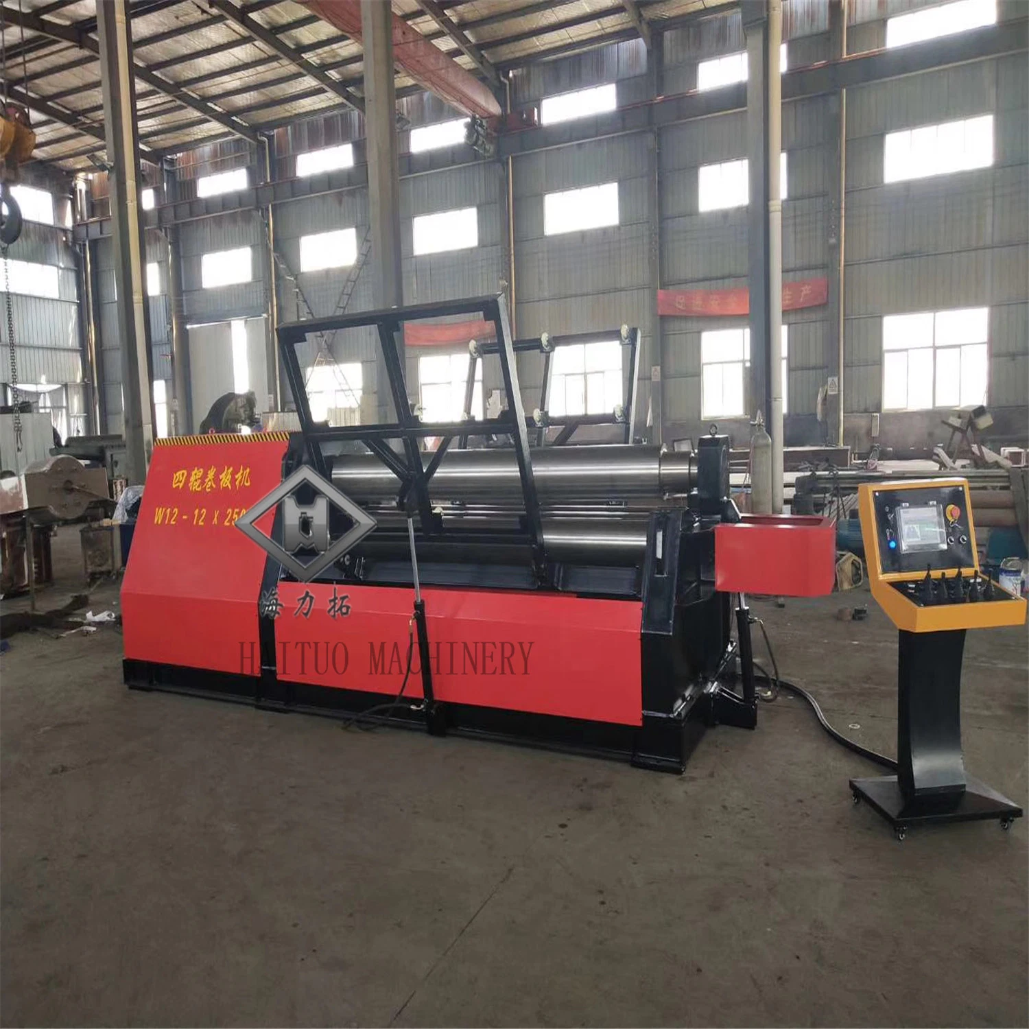 Sheet Metal W12 4 Rolls Bending Machine Rolling Machine Training and Testing