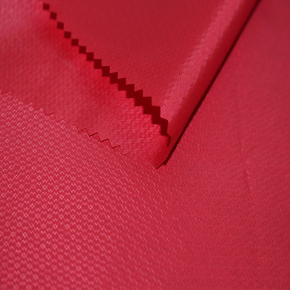 Hot Selling 100%Polyester 150d Mechanical Stretch Fabric with Waterproof TPU for Motor Jacket Elastic Waterproof Fabric