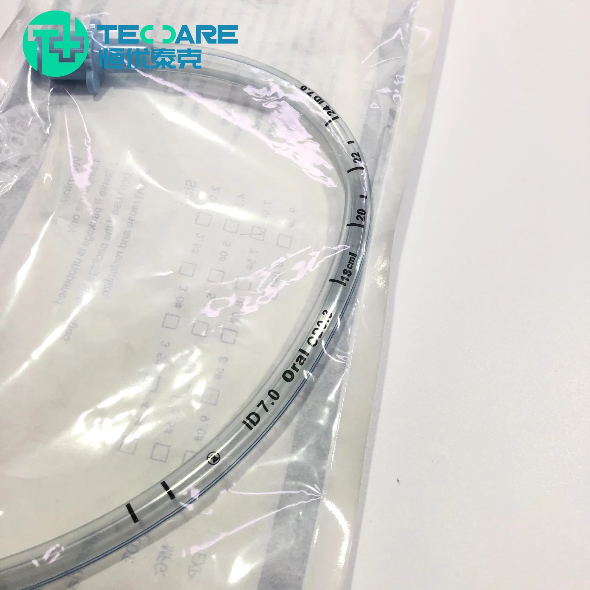 Disposable PVC Endotracheal Tube with High Volume Low Pressure Cuff