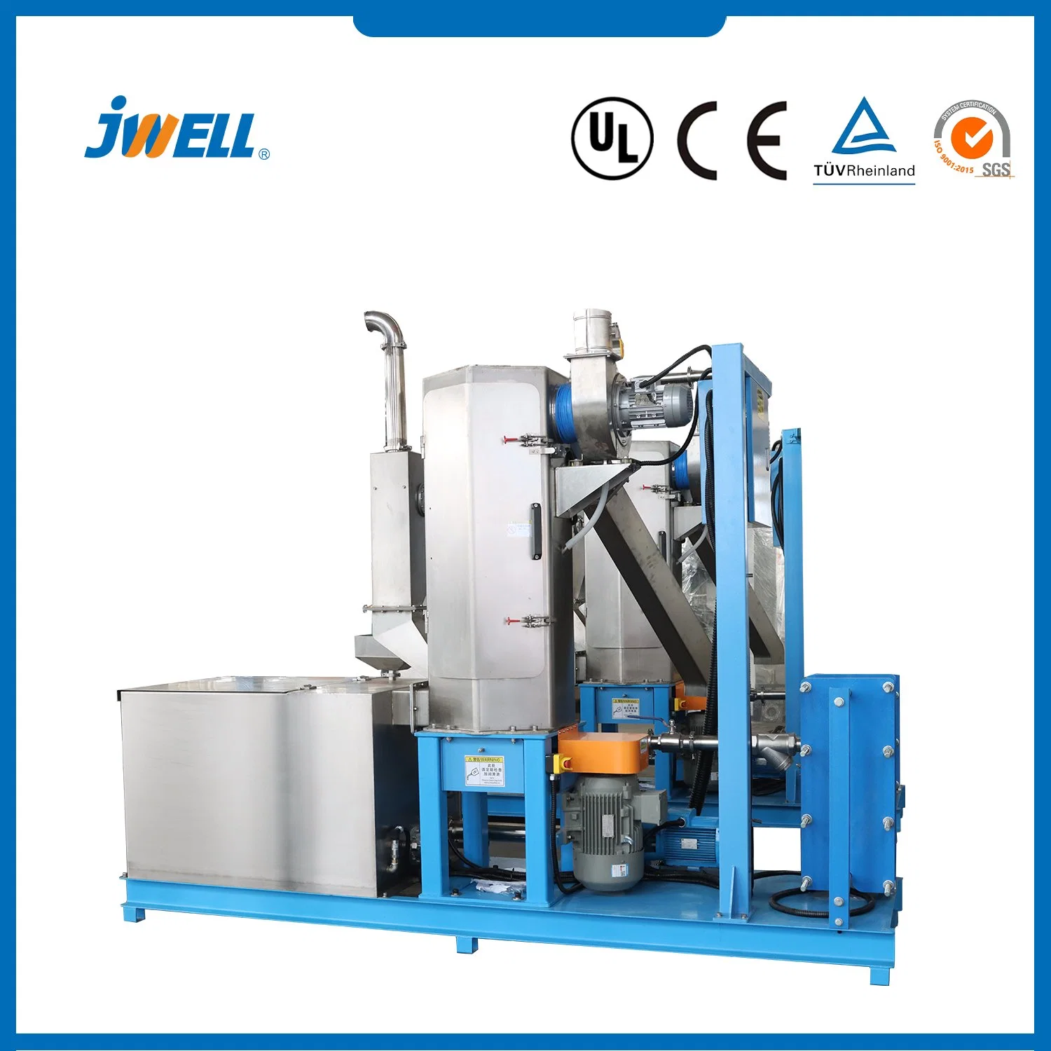 Jwell Machine Petroleum Powder Plastic Granulator and Powder Changing Machinery Manufacturing