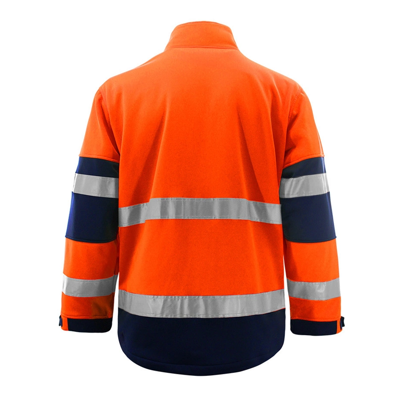 اشتر سترة ذات سترة طويلة ذات سترة طويلة من الصوف ذات القلنسوة من نوع Polar Fleece مع Hi Vis Reflective Fleece، سترة ذات سترة ذات سترة طويلة من الصوف ذات القلنسوة من نوع Fleece ذات سلامة عاكسة