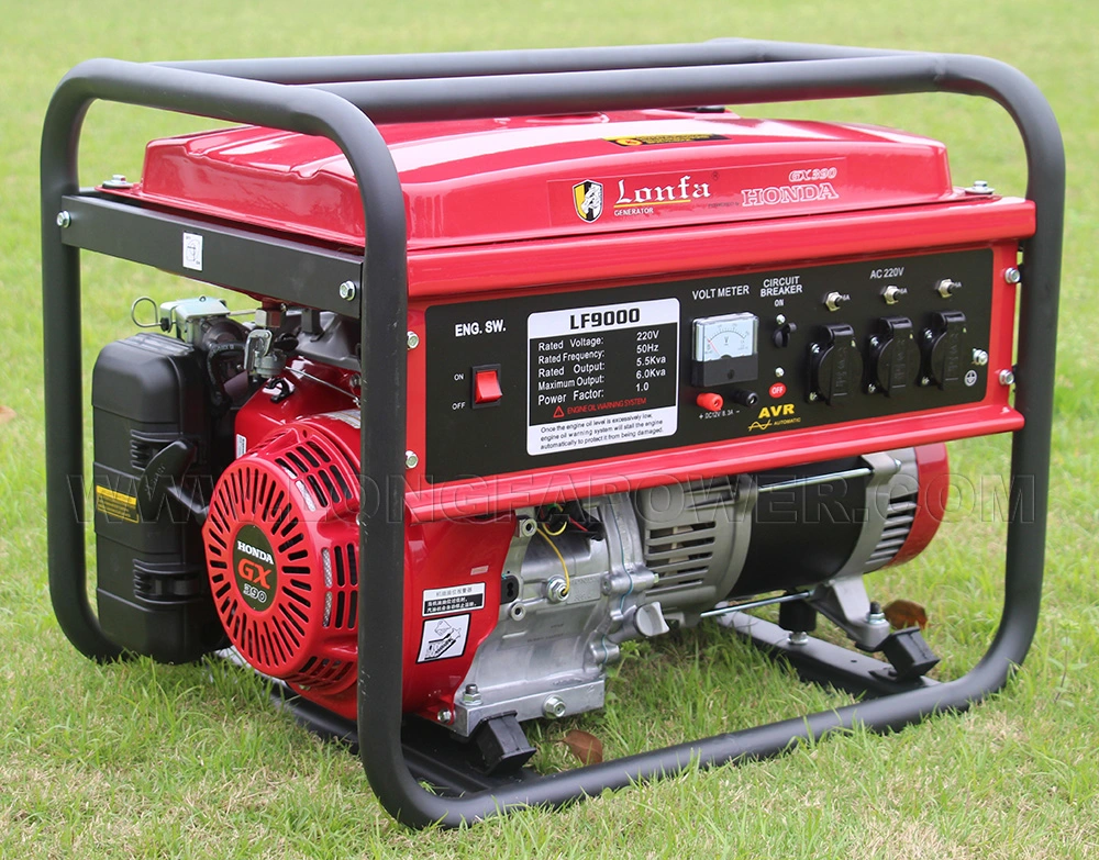 2kw 2kVA 2000W 3kw 3kVA 3000W 5kw 5kVA 5000W 6kw 6kVA 6000W 7kVA 7kw 7000W 8kw 8kVA New Hondadesign Silent Power Portable Petrol Gasoline Generator with Wheels