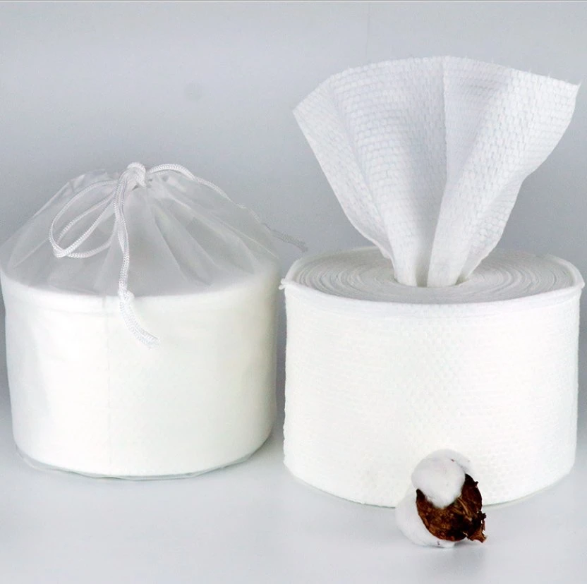 Natural extraíble desechables toalla de algodón tejido Limpieza Facial
