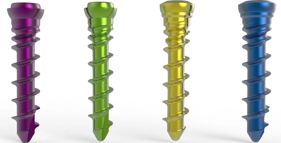 Titan Medizinschrauben Orthopädische Chirurgische Instrumente Wirbelsäulenimplantat für Wirbelsäule Chirurgie