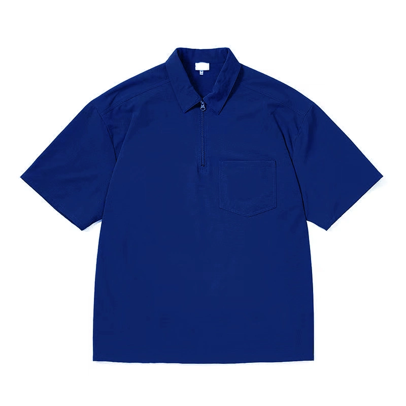 Personalisierter Kurzarm-Poloshirt mit Logo in Farbe und Brusttasche