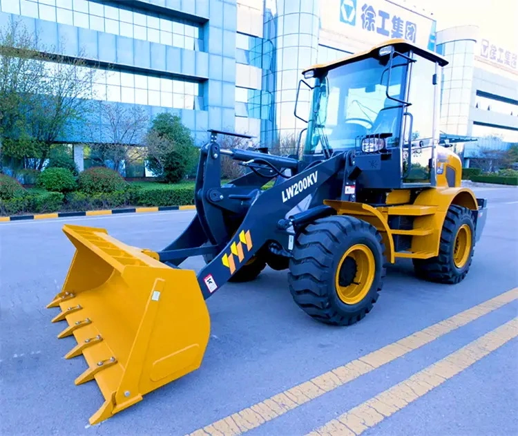 Comienzo a estrenar 2 Ton pequeña Payloader cargadora de ruedas LW200kv de front-end de ruedas Mini Loaderwith CE la EPA para la venta