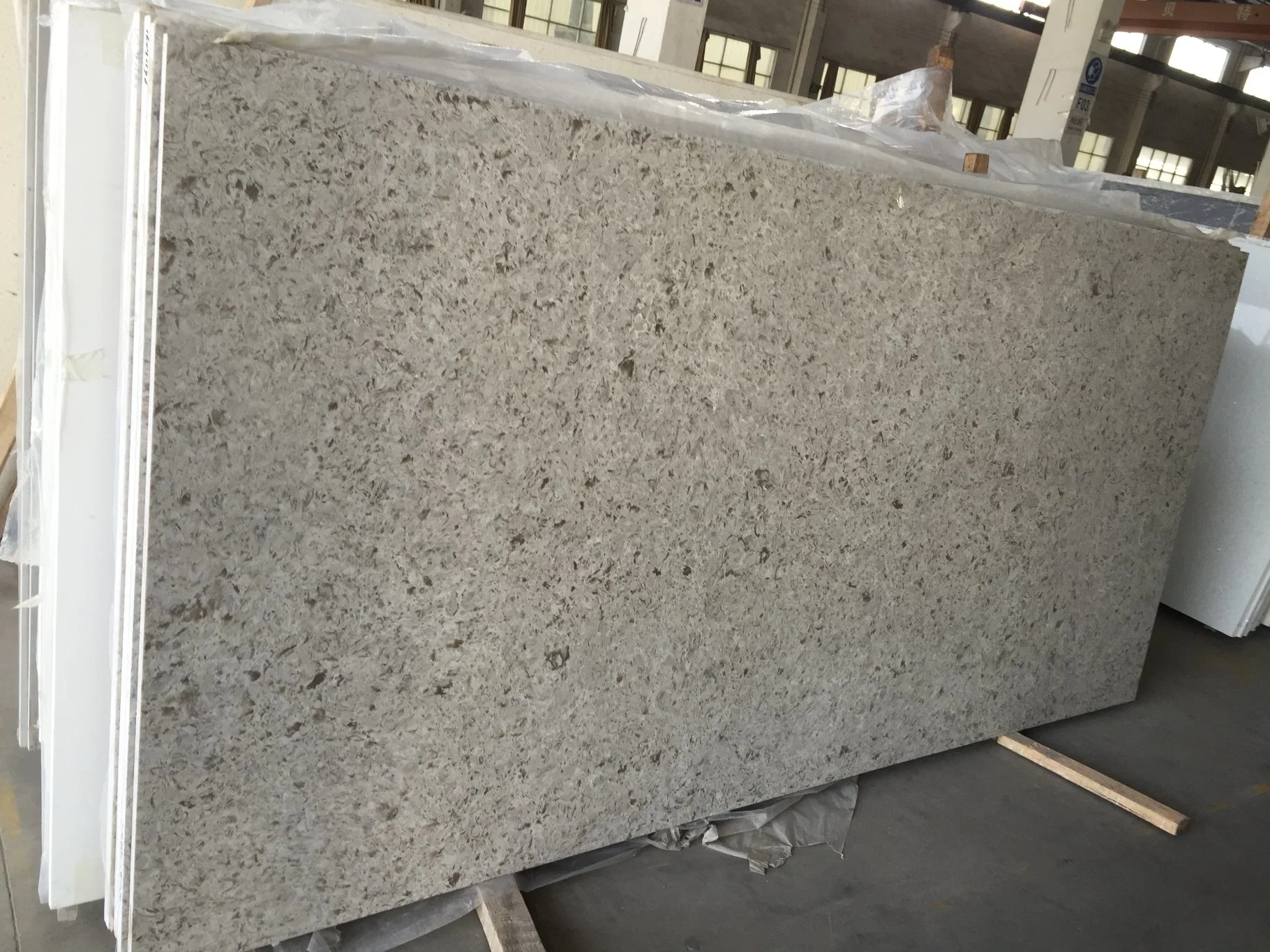 Starker Quarz Granit sieht aus Künstlicher Quarzstein für Küche verwendet Arbeitsplatte/Tischgerät/Insel