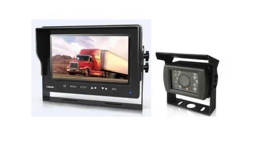 7inch Waterproof Car LCD Monitor Rear View Backup Camera System