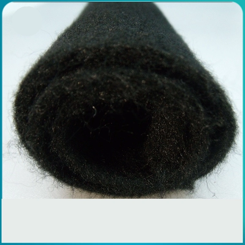 Fireproof and Heat Insulation Felt Non-Woven Industrial Felt Non Fusible and Flame Retardant Black Felt, Pre Oxidized Silk Felt