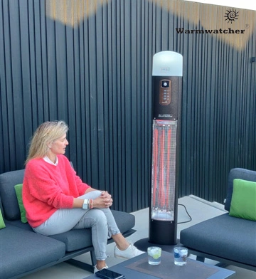 Chauffage d'extérieur Warmwatcher pour patio, terrasse, garage, balcon et mobilier de jardin électrique Diana.