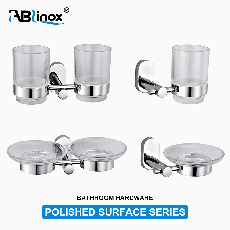 Ablinox Modern Design Factory Direct Stainless Steel Bathroom Accessories 4 PCS