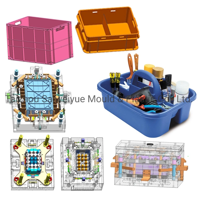 Knopf Container Case Deckel Form Kunststoff Daily Compartment Aufbewahrungsboxen Spritzguss